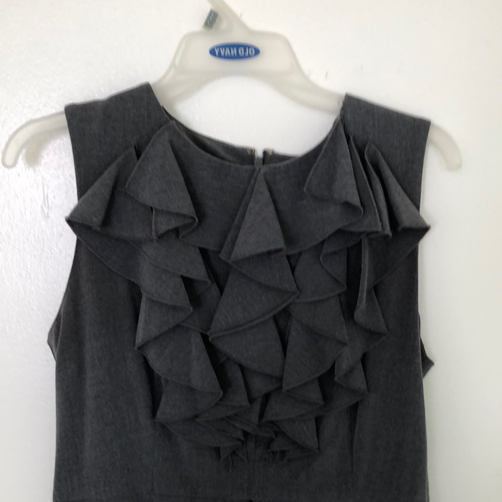 Grey Soho Apparel dress with belt loops.